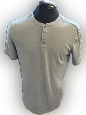 Kit and Ace Cotton Modal Short Sleeve Henley Tee